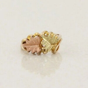 10k Yellow Gold Black Hills Gold Leaf Ring Size 5